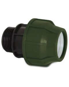 Raccordo a compressione per filettatura da 1" (filettatura esterna)