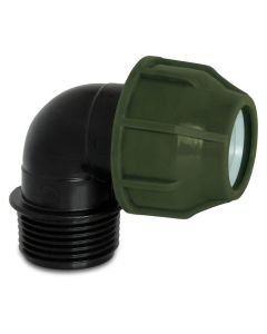 Gomito a compressione per filettatura da 1"(filettatura esterna)