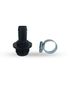 Kit di connessione per un tubo da giardino da 19 mm