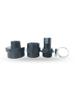Kit di connessione per un tubo da giardino da 25 mm