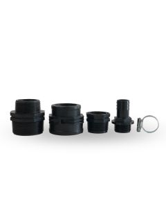 Kit di connessione per un tubo da giardino da 25 mm