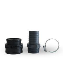 Kit di connessione per un tubo da giardino da 40 mm