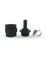Kit di connessione per un tubo da giardino da 13 mm