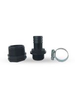 Kit di connessione per un tubo da giardino da 25 mm
