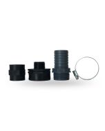 Kit di connessione per un tubo da giardino da 40 mm