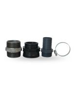 Kit di connessione per un tubo da giardino da 40 mm