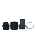 Kit di connessione per un tubo da giardino da 50 mm