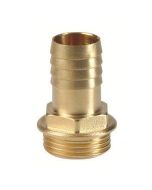 Attacco per tubo in ottone da 25 mm (filettatura esterna da 1")